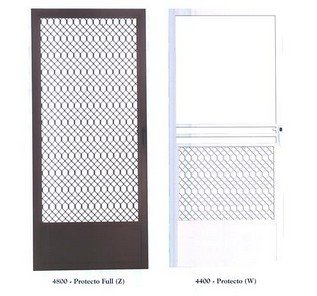 White Aluminum Security Door - Screen Door in Harbor City, CA