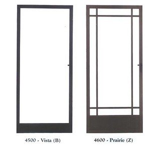 Brown Aluminum Security Door - Screen Door in Harbor City, CA