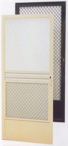 Aluminum Security and Swinging Screen Door