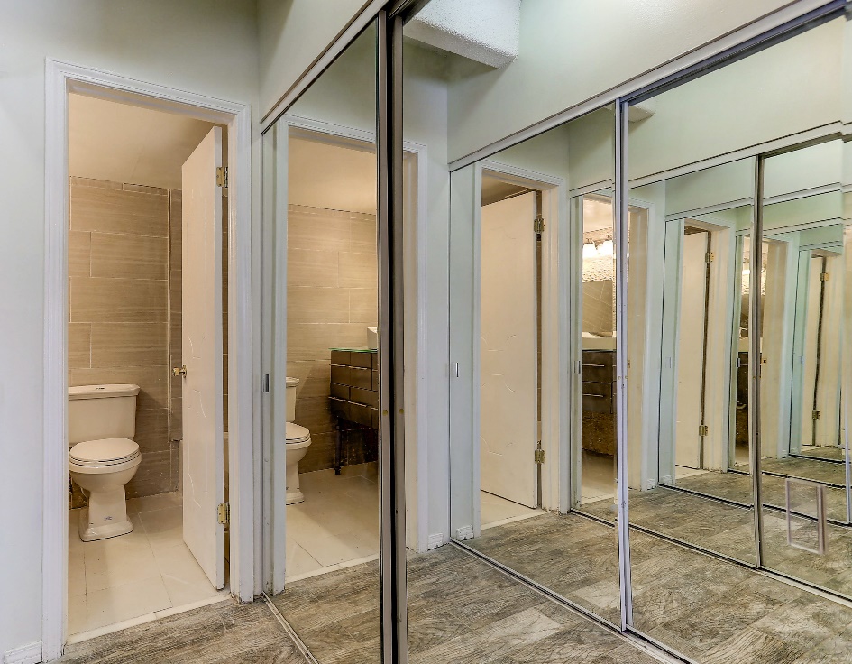 closet barn doors for toilet